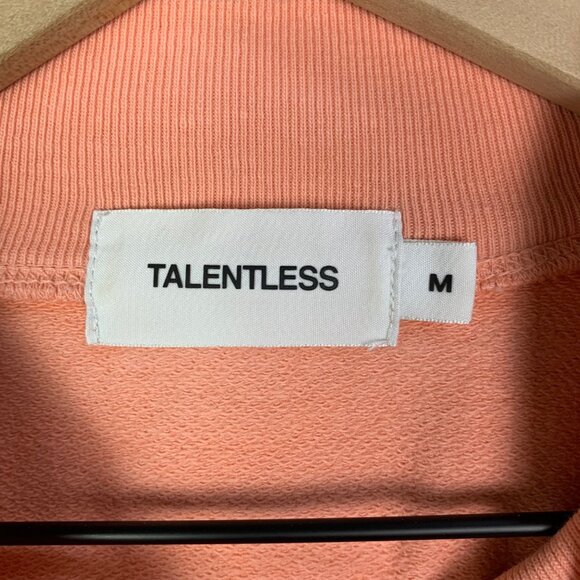 Talentless Mock Neck Cropped Pullover Long Sleeves Sweatshirt Women’s Sz Medium - Picture 8 of 9